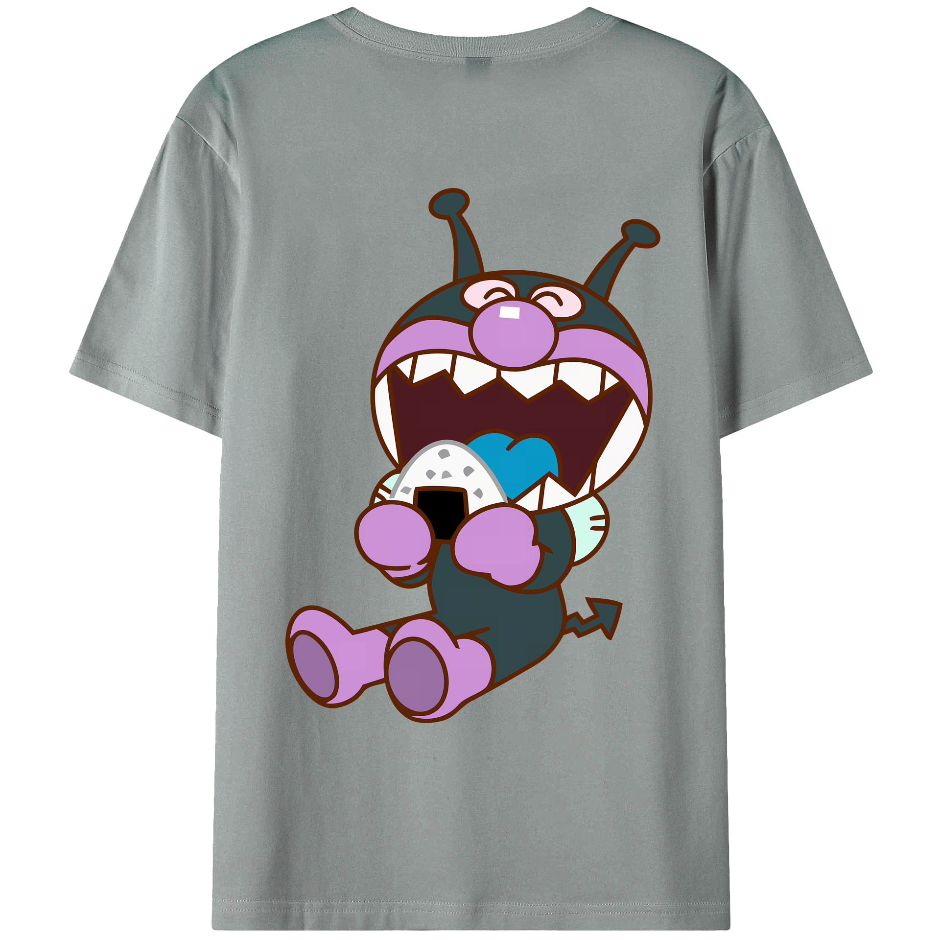 （画像用） アンパンマン Anpanman 綿100％ メンズ半袖Tシャツ（バックプリント） 通気性